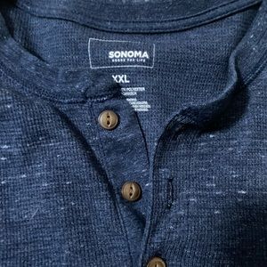 Sonoma XXL Men’s Henley long-sleeved shirt. Worn once.